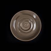 Блюдце 114мм Corone Nature серо-коричневое /36/ Блюдце 114мм Corone Nature серо-коричневое /36/