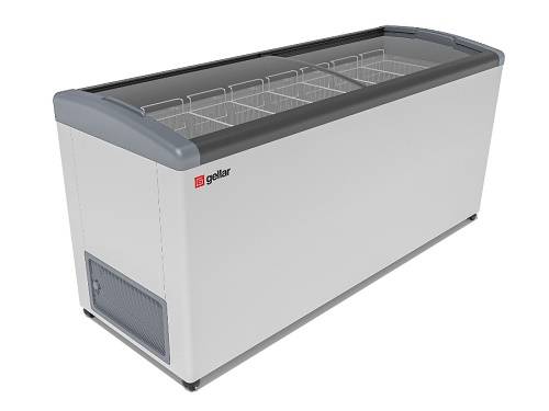 Ларь морозильный с наклонным гнутым стеклом Frostor Gellar FG 775 E серый Ларь морозильный с наклонным гнутым стеклом Frostor Gellar FG 775 E серый