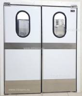 Дверь маятниковая двустворч. МДД (ОН)-1200.2200. Овальное окно. Дверь маятниковая двустворч. МДД (ОН)-1200.2200. Овальное окно.