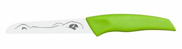 Нож для овощей 110/220 мм. с волн. кромкой, салатовый KIDS Icel 24502.CROC000.120 Нож для овощей 110/220 мм. с волн. кромкой, салатовый KIDS Icel 24502.CROC000.120
