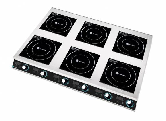 Плита индукционная 6-конфорочная Hurakan HKN-ICF35DX6 Плита индукционная 6-конфорочная Hurakan HKN-ICF35DX6