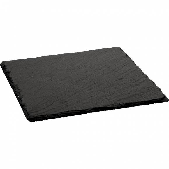 Блюдо,сланец,черное 30*30*0,5 см P.L. Proff Cuisine MSL3030