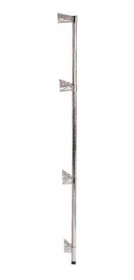 Комплект из 4 стоек 1600мм Kocateq NYPO1600 хромированные для стеллажа HY Комплект из 4 стоек 1600мм Kocateq NYPO1600 хромированные для стеллажа HY