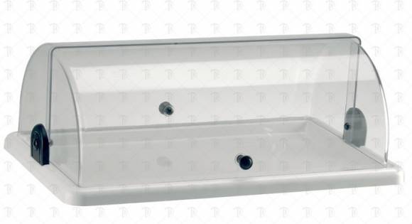 Поднос сервировочный прямоугольный Abert V77125201P с крышкой Roll-Top
