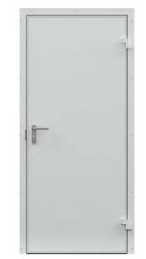 Распашная дверь одноств. технологическая РДОТ(Ei60)-1200.2300-60 (Без порога) рама угловая,доводчик