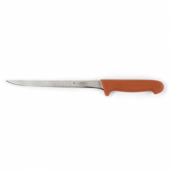 Шеф-нож PRO-Line 20 см, филейный, коричневая ручка Proff Cuisine KB-3808-200-BR201-RE-PL