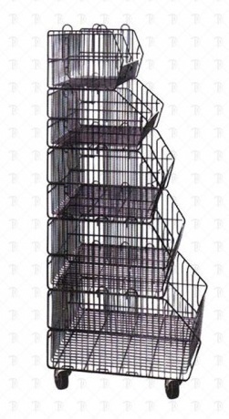 Корзины-стеллажи сетчатые
