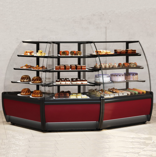 Витрины кондитерские Carboma K70 LIGHT (FLANDRIA)