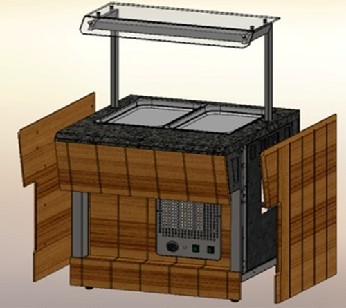Аксессуары пристенных шведских столов Refettorio