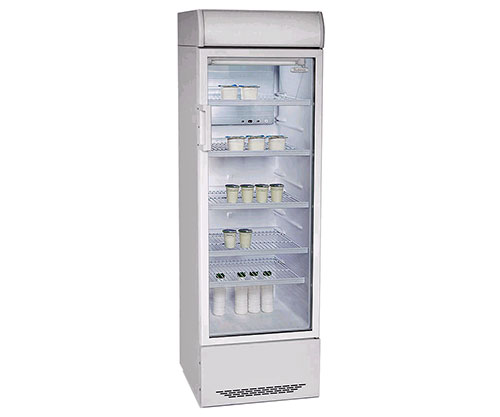 Шкафы холодильные и морозильные демонстрационные Бирюса (Россия)