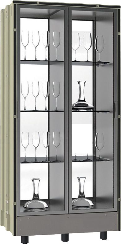 Модули витрин для вина нейтральные MODULI DOPPI EXPO (Италия) со стеклом